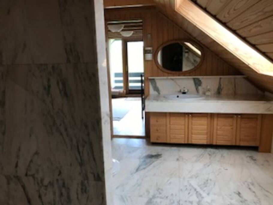 The bathroom