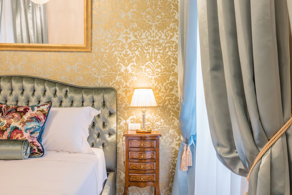 Detail of master bedroom