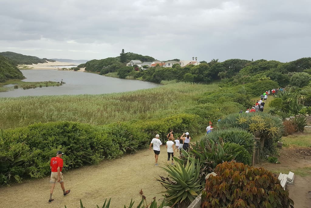 'Pirate's Walk' down the river path