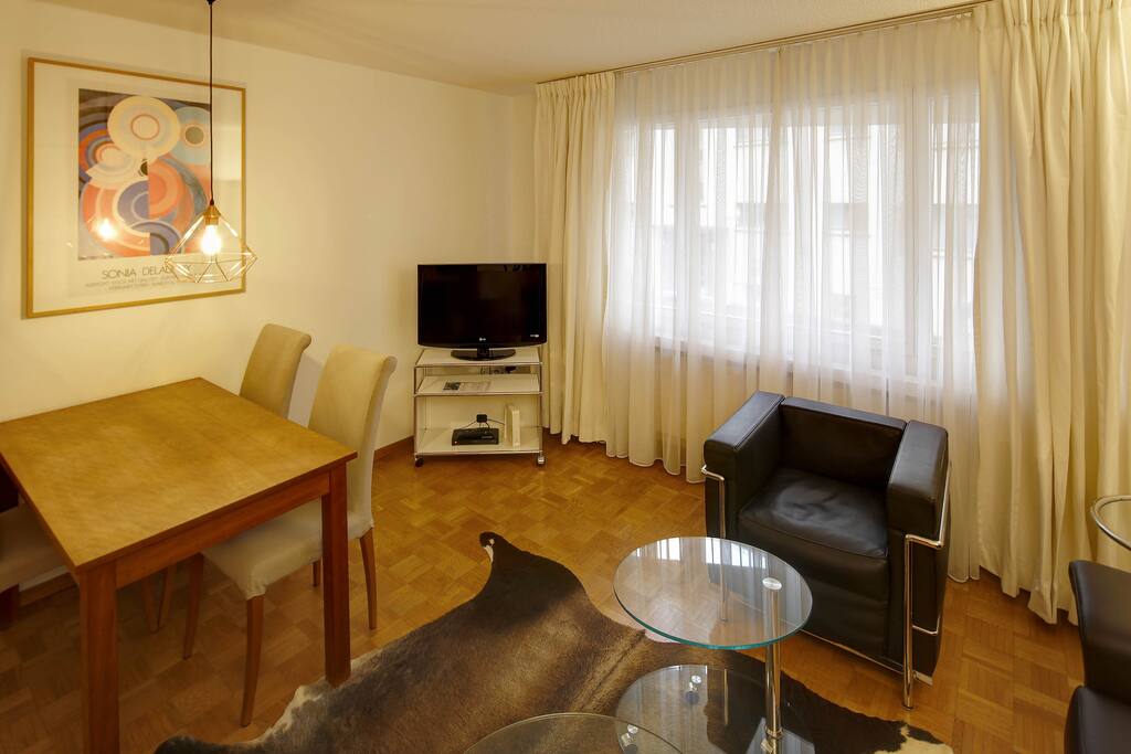 Livingroom with designer furniture