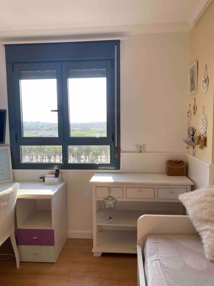 Pogled na 2 spavaće sobe 