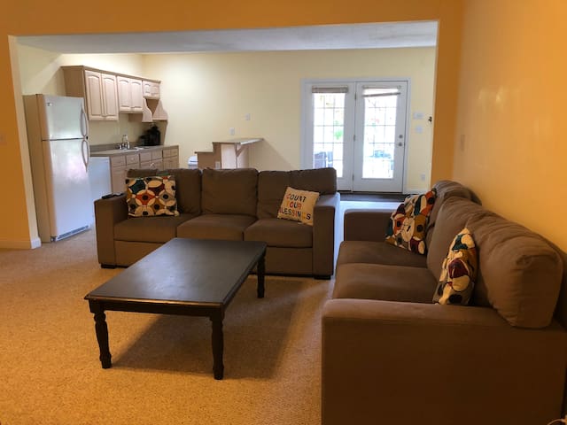 Spacious lower level accommodation in Bloomington