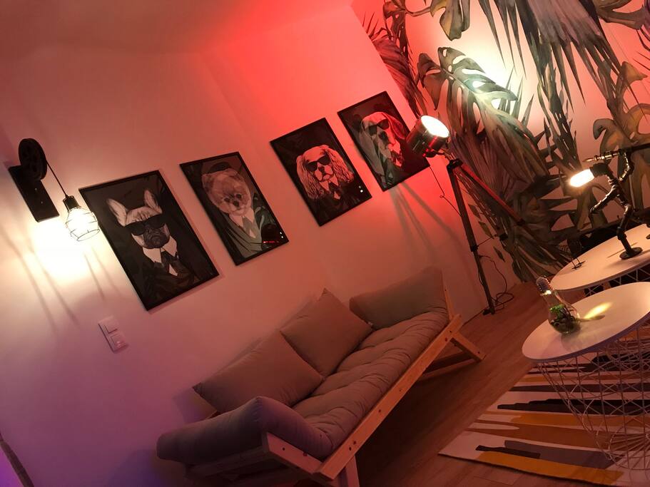 Salon - Devine un rêve - Appartement et spa privatif