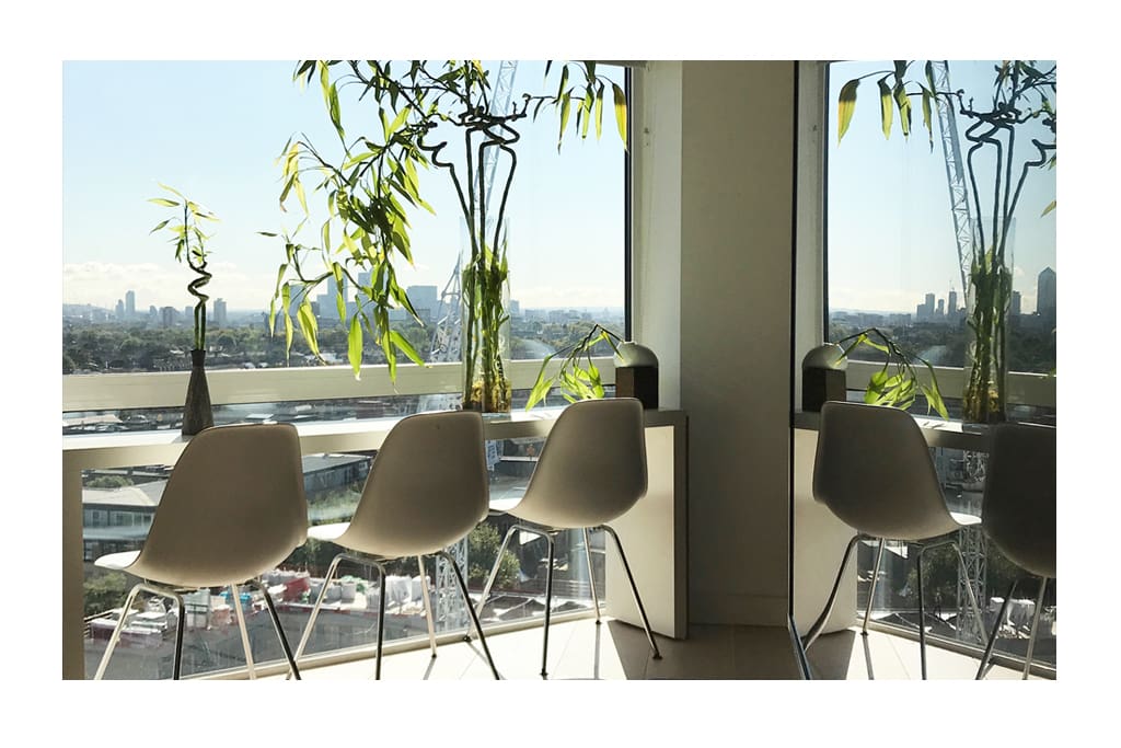living room with amazing southeast view