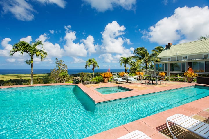 Pool, hot-tub, huge ocean view