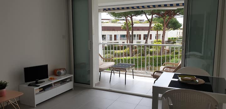 T2 Neuf Au Point Zéro, Parking Privé, Balcon - La Grande-Motte
