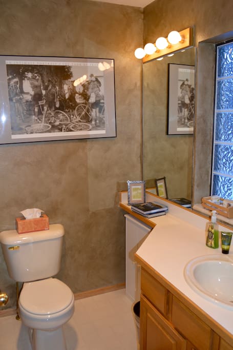 Powder room by Kitchen