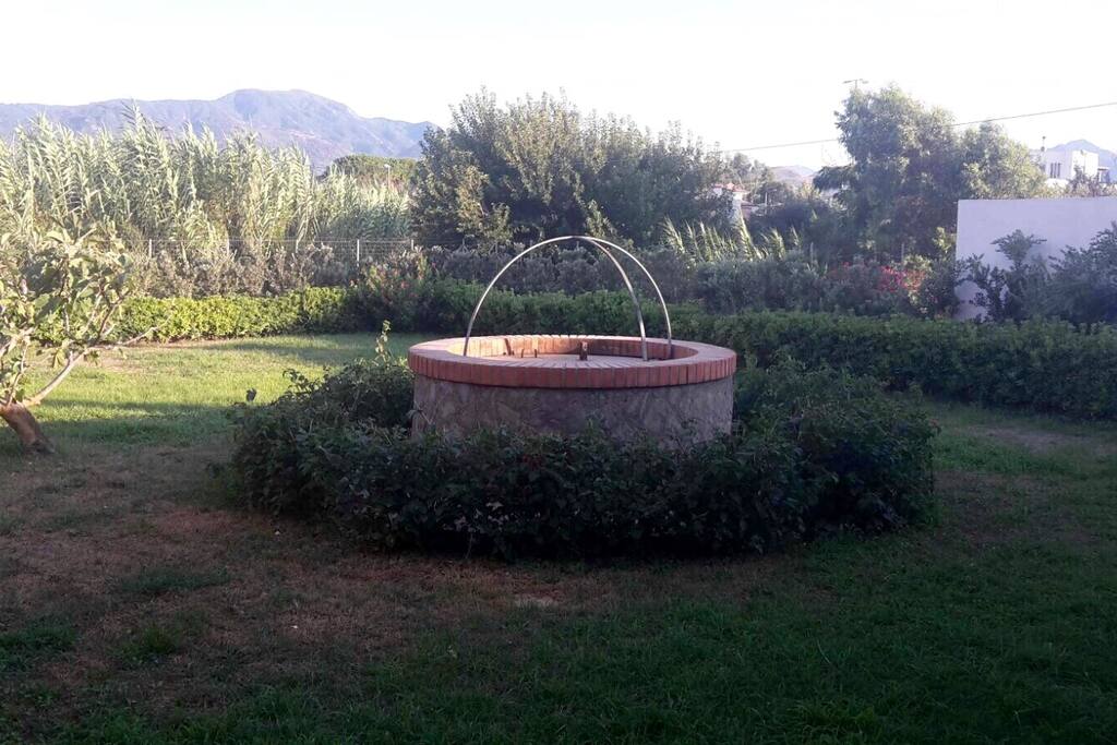 Giardino retrostante l'appartamento.
