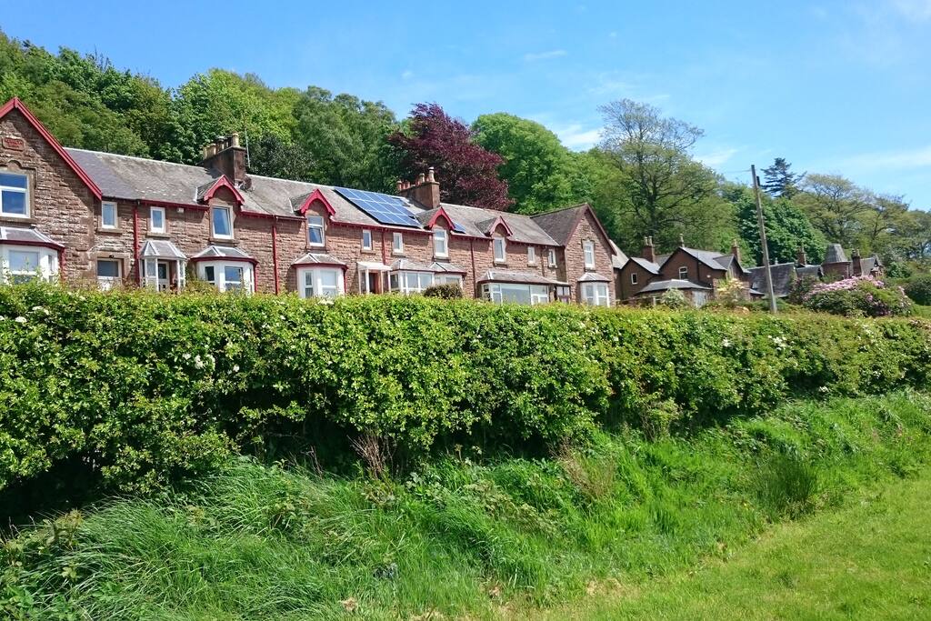 Victorian Terrace and small castle