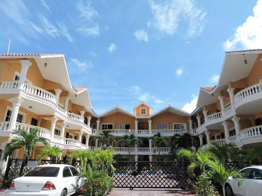 The front of the Residence