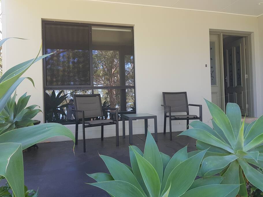 Outside sitting area