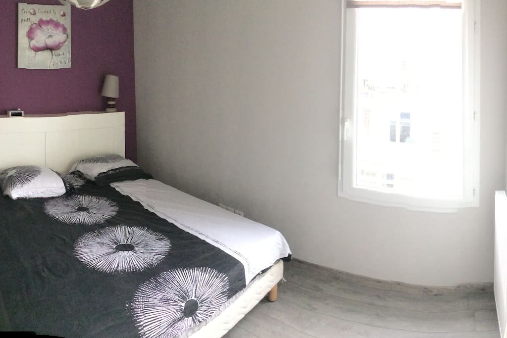 Chambre privée de 11m² avec lit 160x200