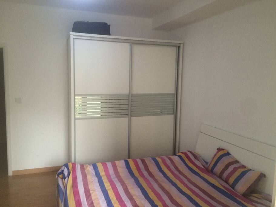 Closet to hang up clothes.