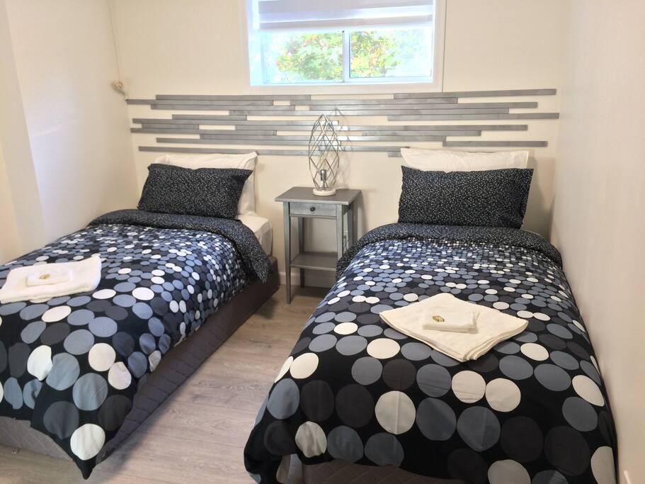 Two single beds.