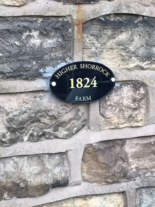 Our property is the former Higher Shorrock Farm, dating 1834