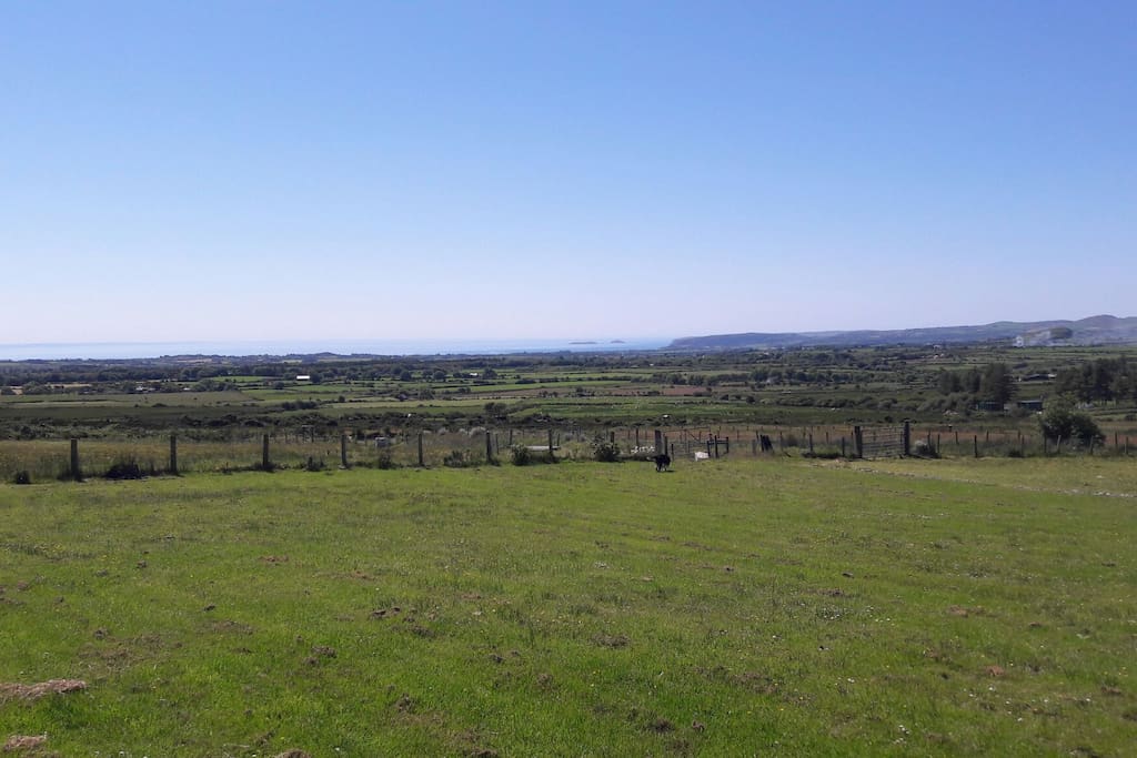 Stunning views towards Cardigan Bay
