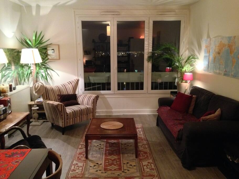 Living room by night