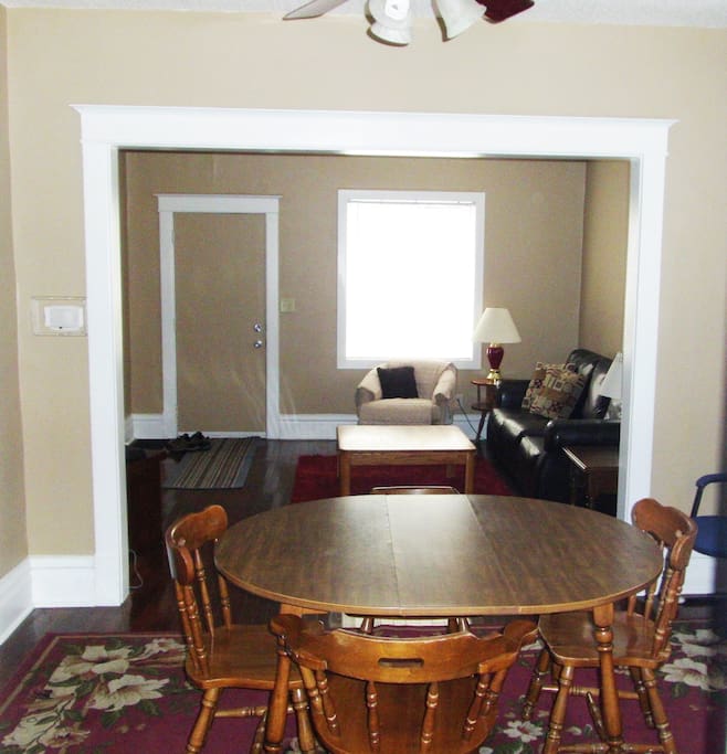 Dining Room Looking at Living Room