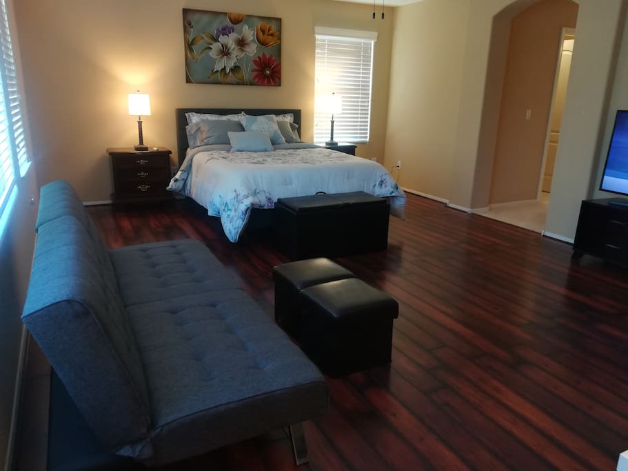 Master bedroom suite