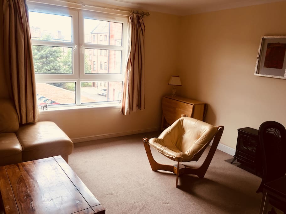 Lounge includes fold away dining table and chairs