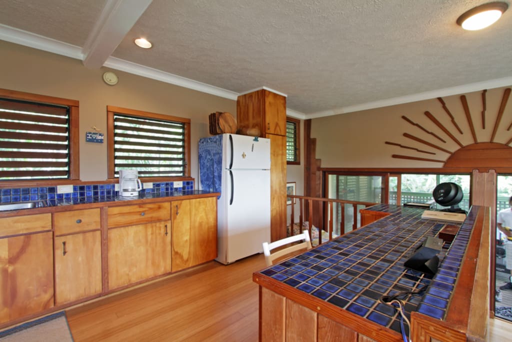 Upstairs kitchen w/ desk area