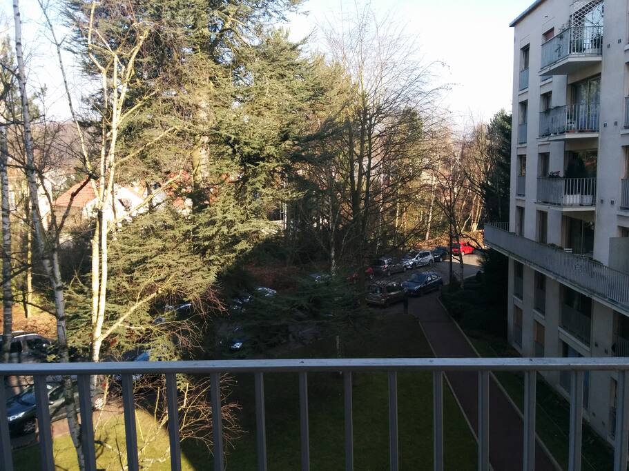 La vue du balcon