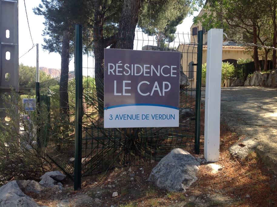 Entrée de la résidence pour mieux vous reperer