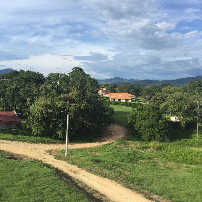 Vista desde el balcón posterior