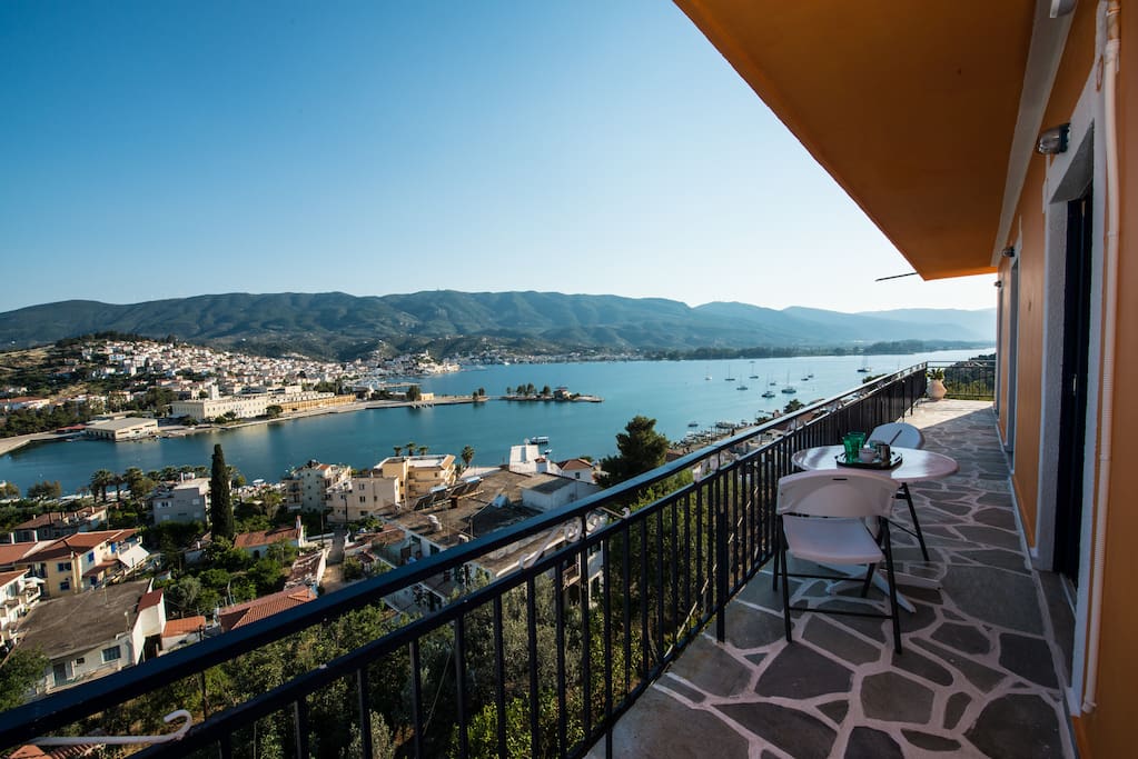 The front balcony