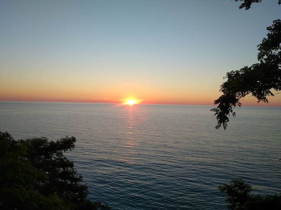 Huron Lake sunsets