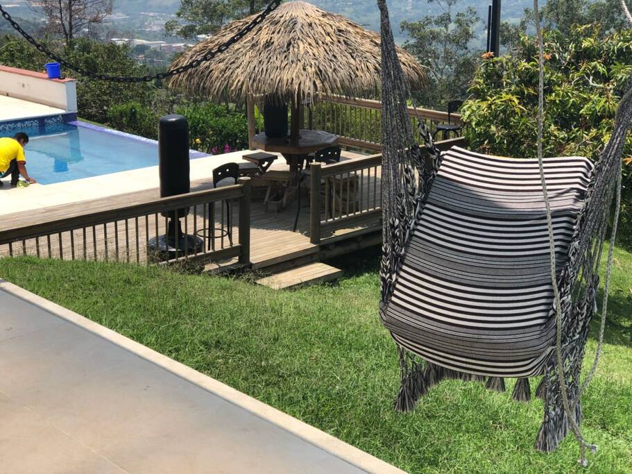 Pool Area-Hammock.