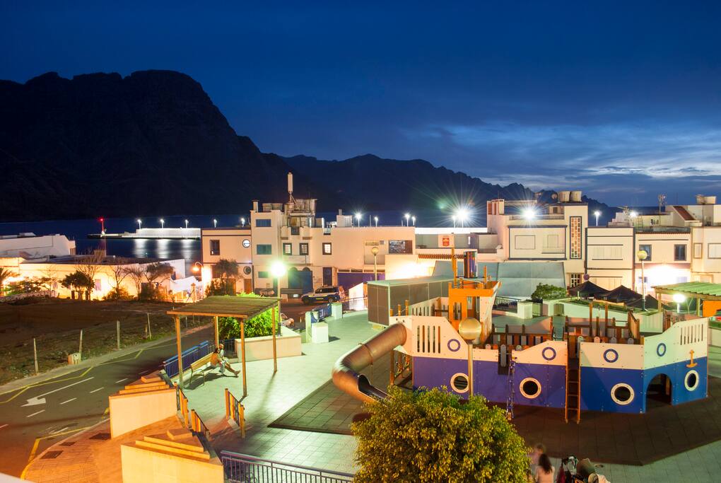 Vista Nocturna desde el Apartamento
