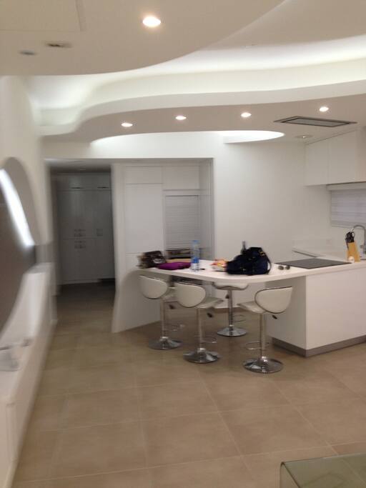 Kitchen and living room