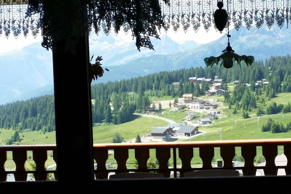 La vue depuis la salle principale