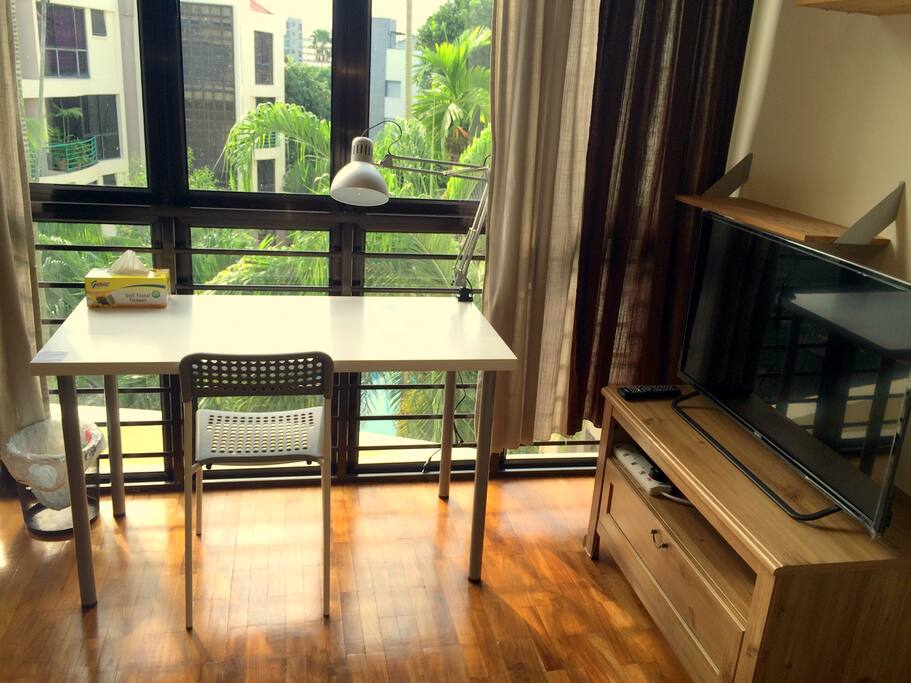 Look far into the greenery landscape to acquire some rest of your eyes after staring at the laptop for a long time