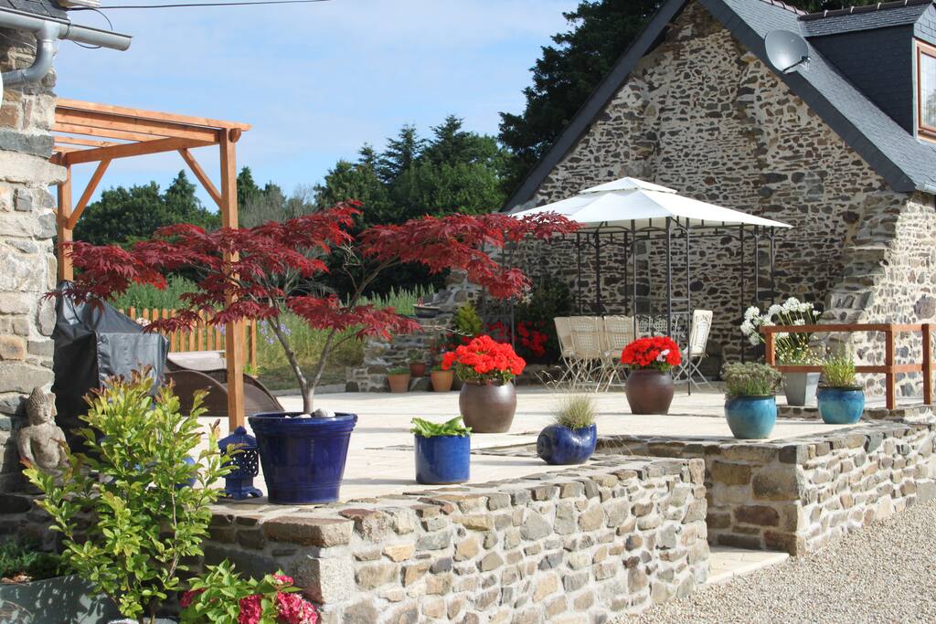 The Patio for guests to relax on.