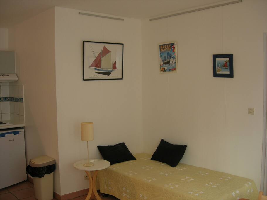 Emplacement du lit une place