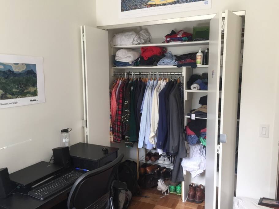 Clothes won't be there when you move in!