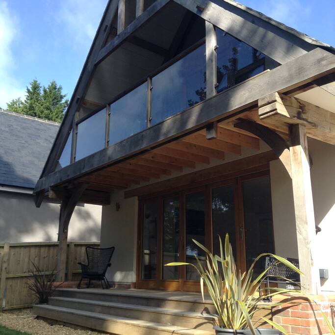 Ground floor terrace off the lounge with master bed above