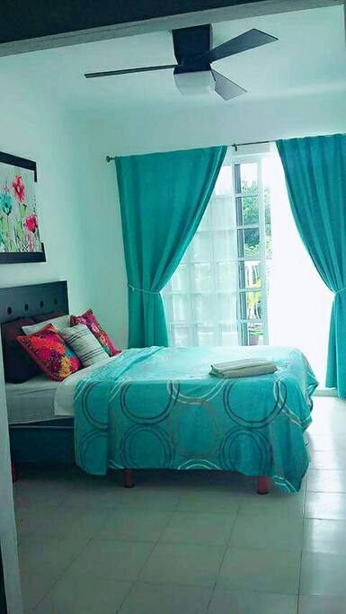 Room #2 with direct access to the terrace.