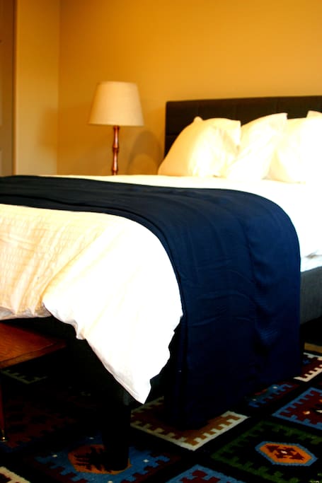 Queen bed. Relax and unwind in this comfy bedroom.
