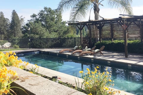 Sunny Home w/Pool near Beach & Santa Cruz