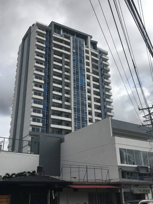 Brand new 22-story building.