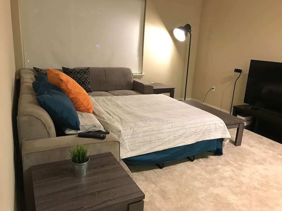 Watch TV while you snuggle in