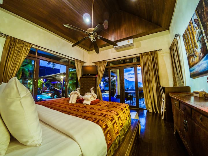 Dormitorio principal con bonitas vistas