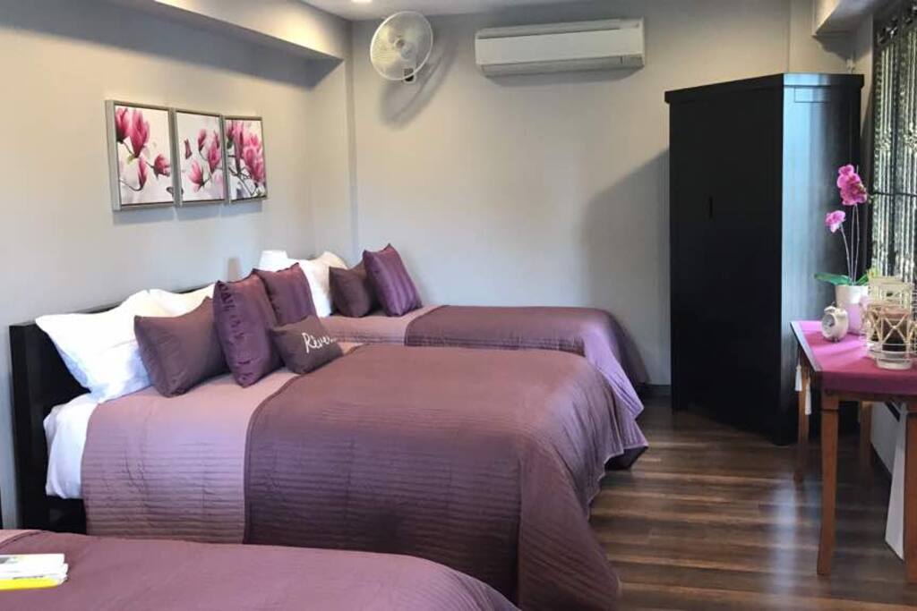 Bedroom 3. Accommodates up to six guests.
