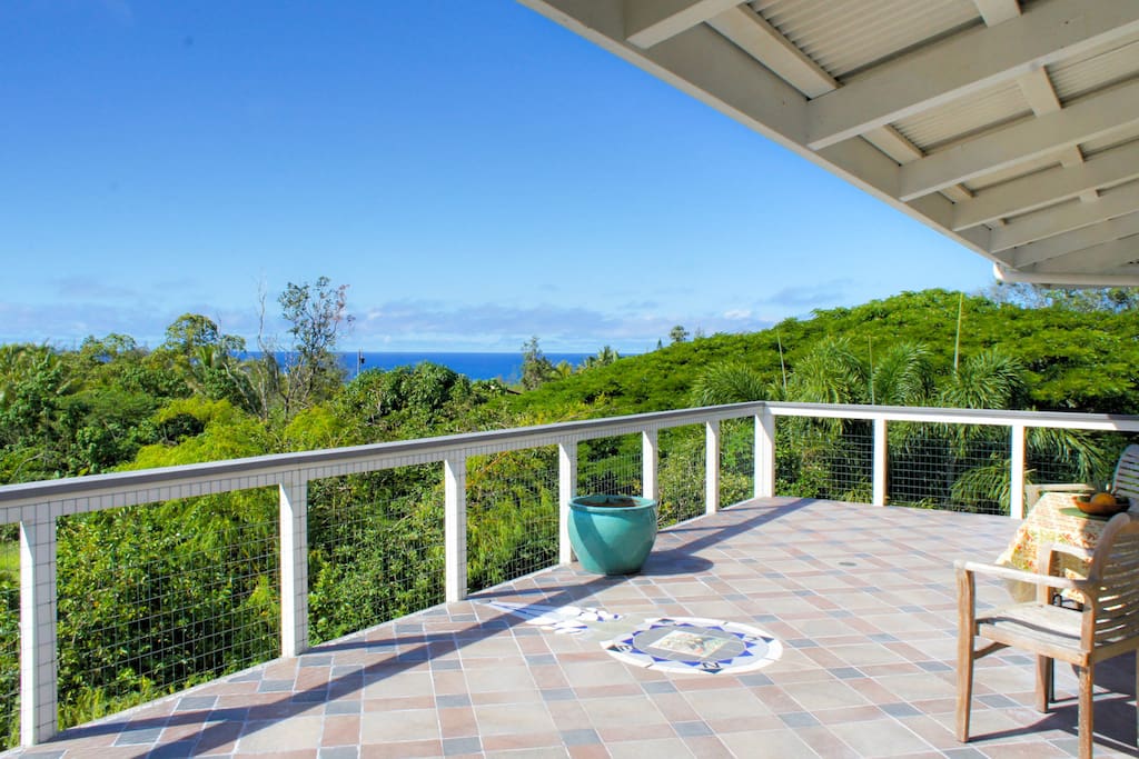 Ocean views from the spacious lanai