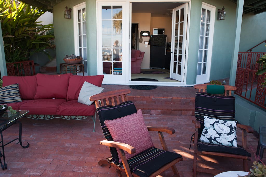 Your private entrance is right off your private deck