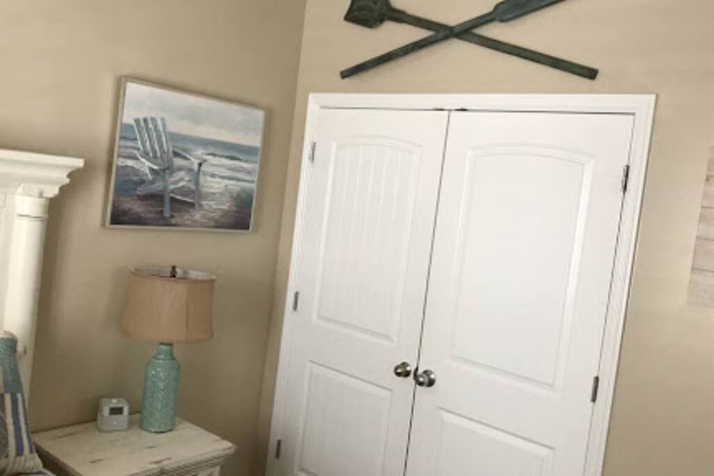 Plenty of closet space!