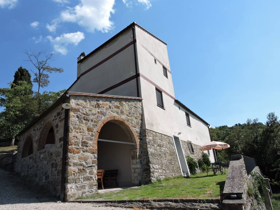 Vista della casa